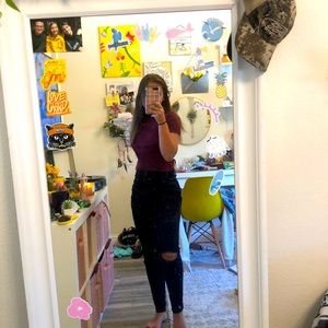 Barely worn high rise jeans